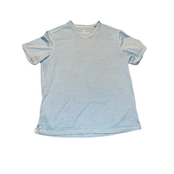 Tommy Bahama Shirt Mens S Blue V-Neck Modal Blend Comfort - Picture 1 of 7